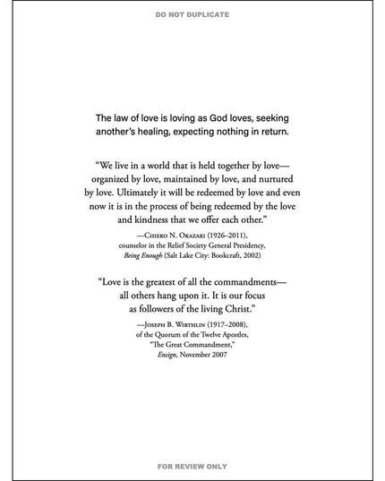The Law of Love