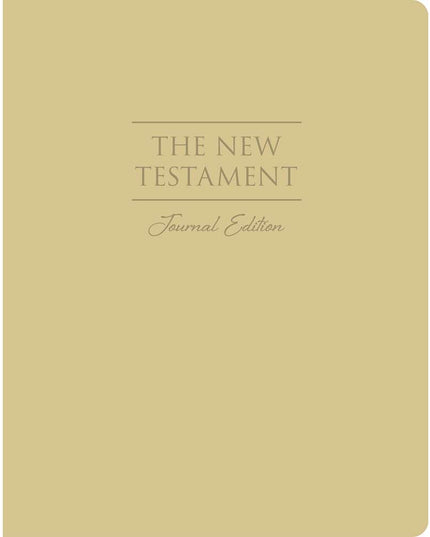 The New Testament, Journal Edition, Large Print Faux Leather (No Index)