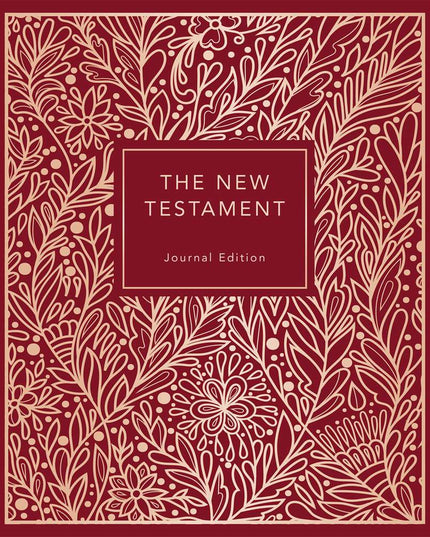 The New Testament, Journal Edition, Burgundy (Unlined)
