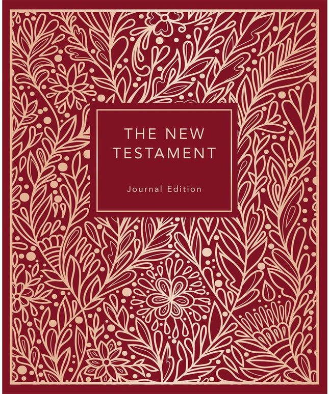 The New Testament, Journal Edition, Burgundy (Unlined)