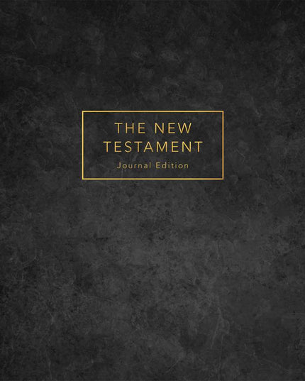 The New Testament, Journal Edition, Dark Grey (Unlined) PAPERBACK
