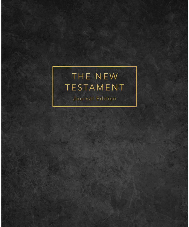 The New Testament, Journal Edition, Dark Grey (Unlined) PAPERBACK