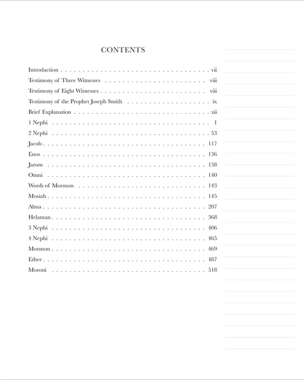 The Book of Mormon, Journal Edition, Faux Leather Lined (No Index)