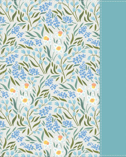 The Book of Mormon, Journal Edition, Aqua Floral (No Index)