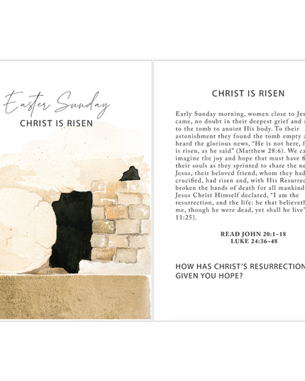 Holy Week Study Card Set