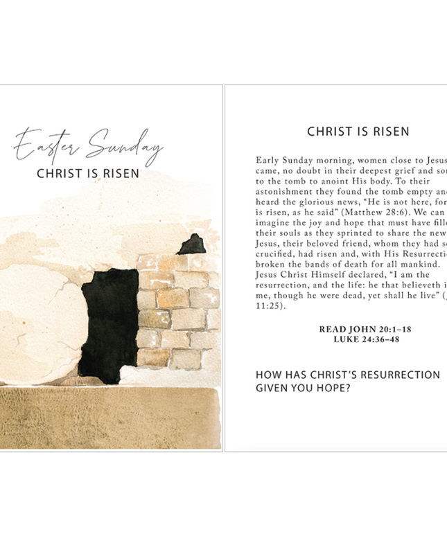 Holy Week Study Card Set