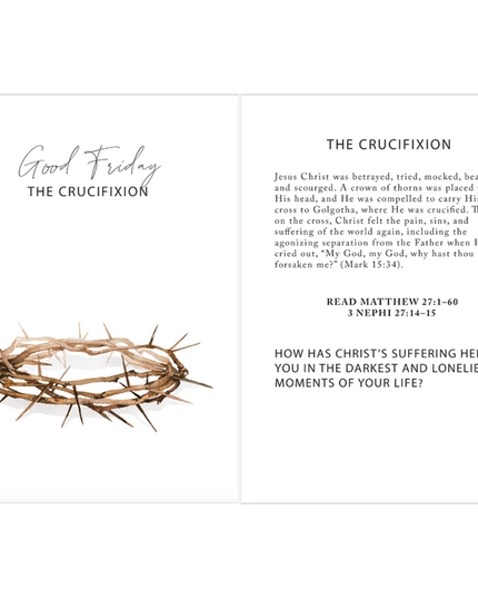 Holy Week Study Card Set