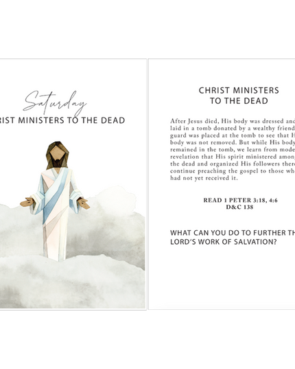 Holy Week Study Card Set