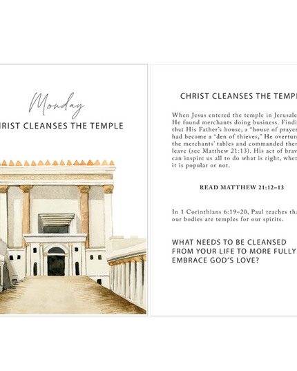 Holy Week Study Card Set