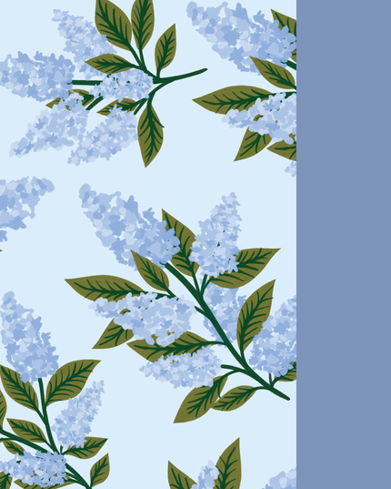 The Old Testament, Journal Edition, Blue Floral (No Index)