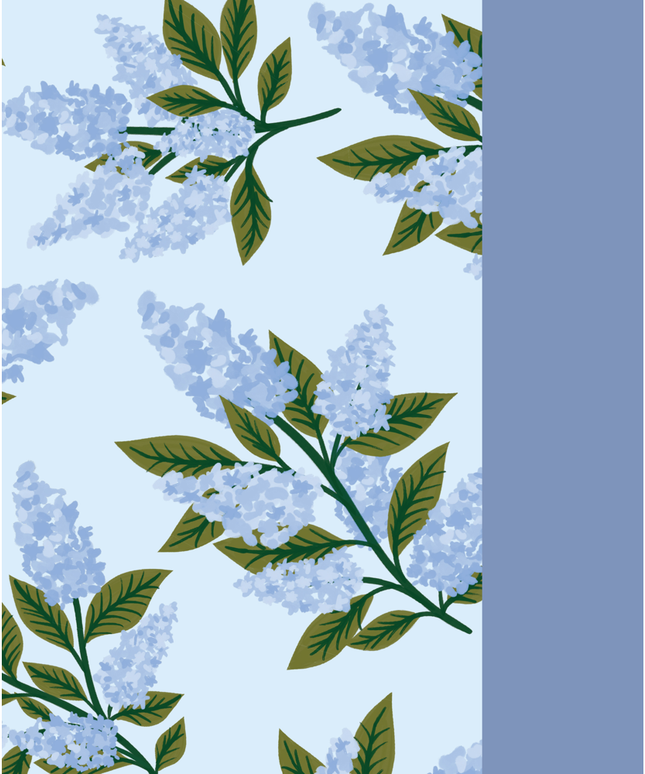 The Old Testament, Journal Edition, Blue Floral (No Index)