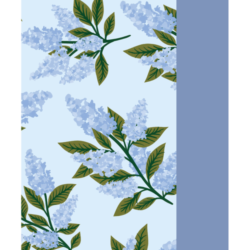 The Old Testament, Journal Edition, Blue Floral (No Index)