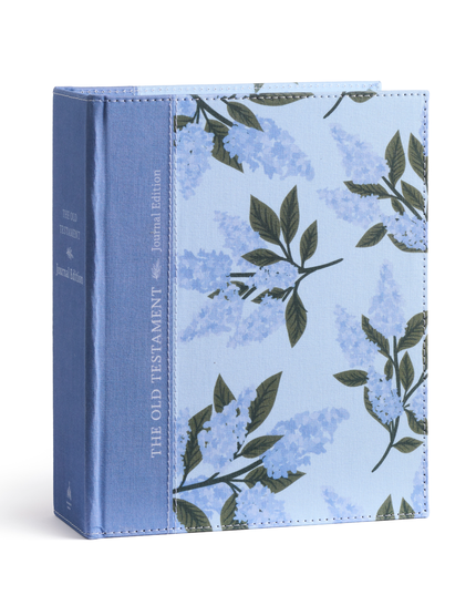 The Old Testament, Journal Edition, Blue Floral (No Index)
