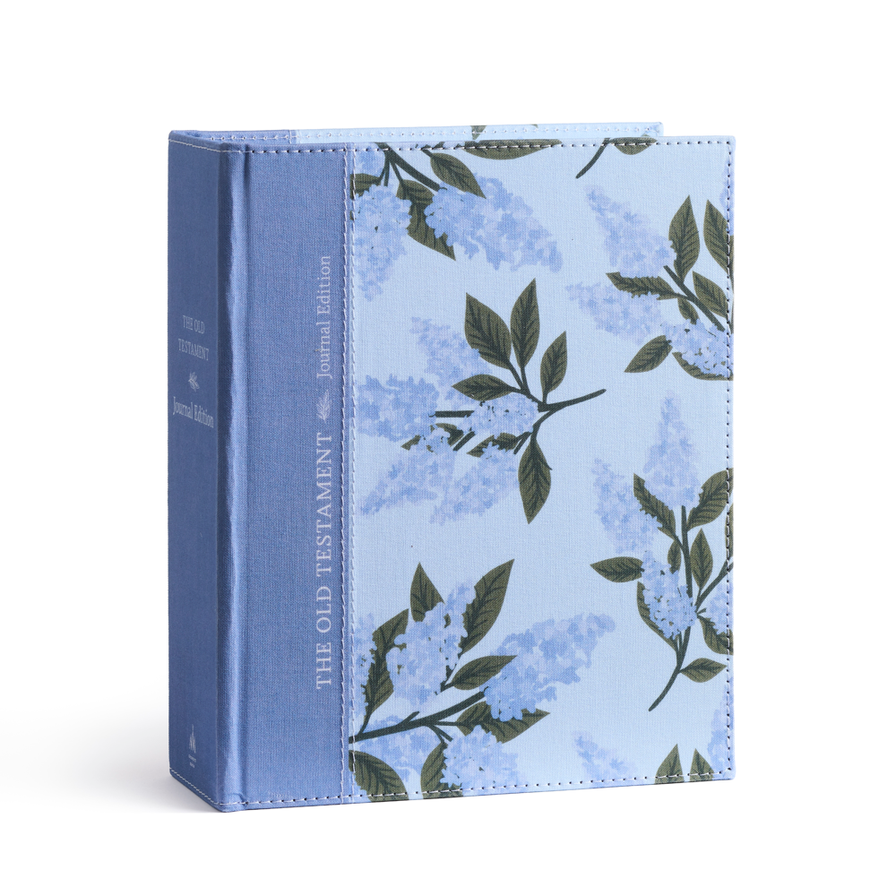 The Old Testament, Journal Edition, Blue Floral (No Index)