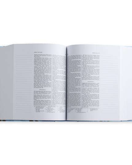 The Old Testament, Journal Edition, Blue Floral (No Index)