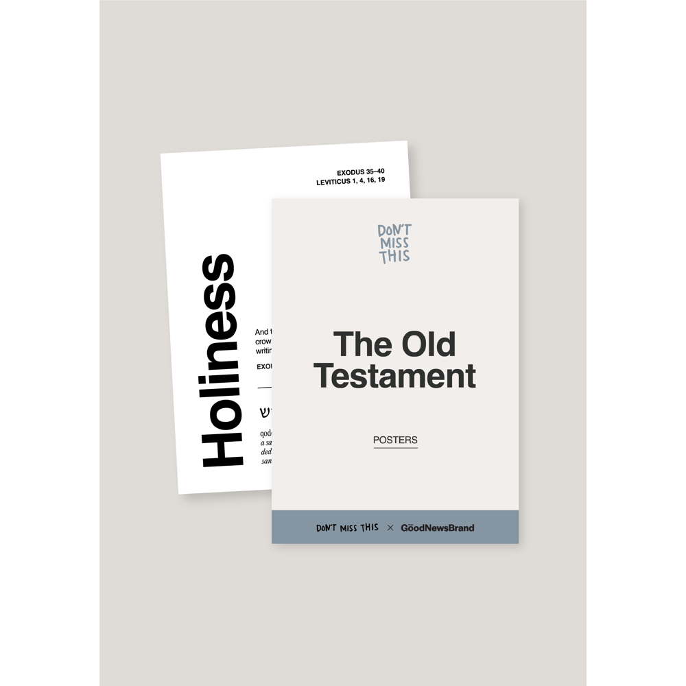 Don't Miss This Old Testament 2026 Poster Set with Stand