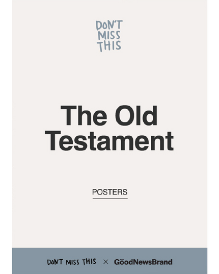 Don't Miss This Old Testament 2026 Poster Set with Stand