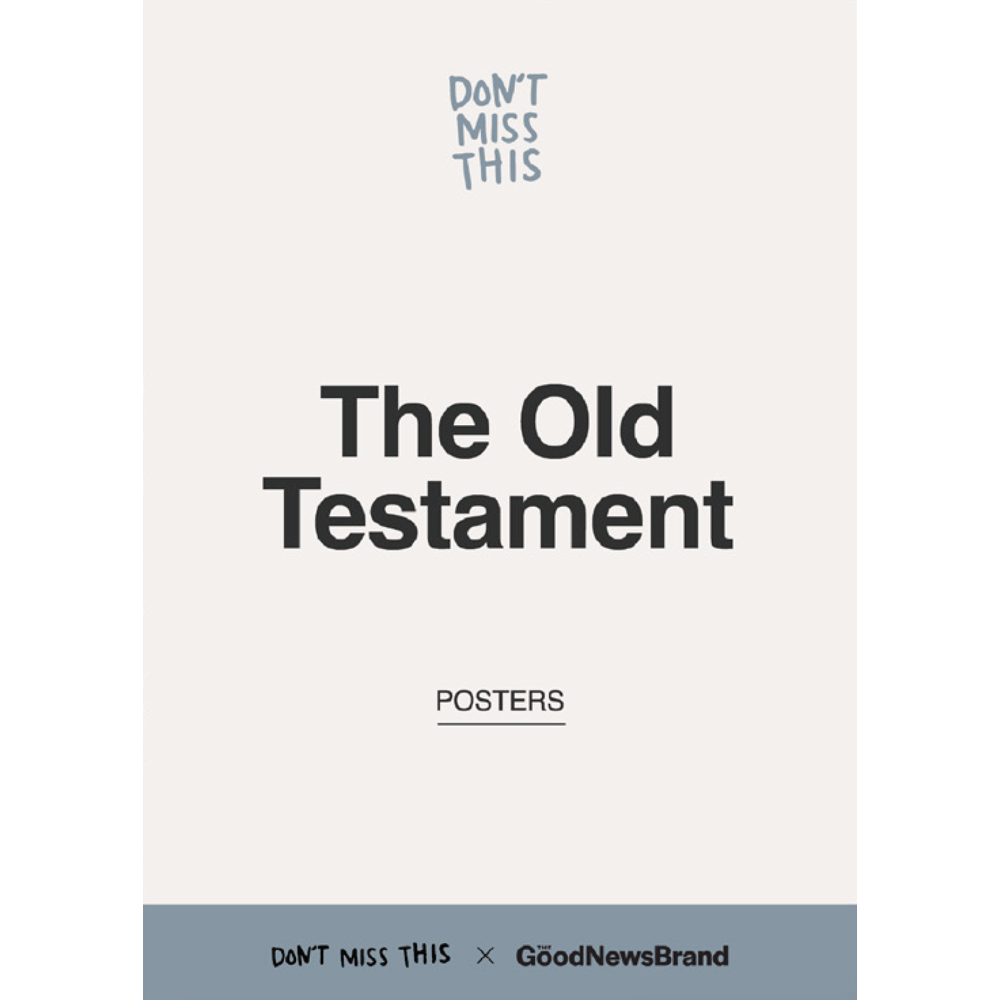 Don't Miss This Old Testament 2026 Poster Set with Stand