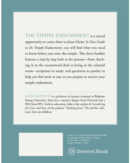 ***Preorder*** Your Guide to the Temple Endowment
