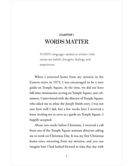 Words Matter