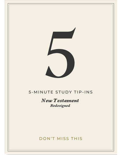 ***PREORDER*** Don't Miss This 2027 New Testament Tip-In Set