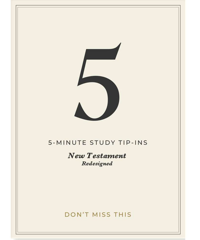 ***PREORDER*** Don't Miss This 2027 New Testament Tip-In Set