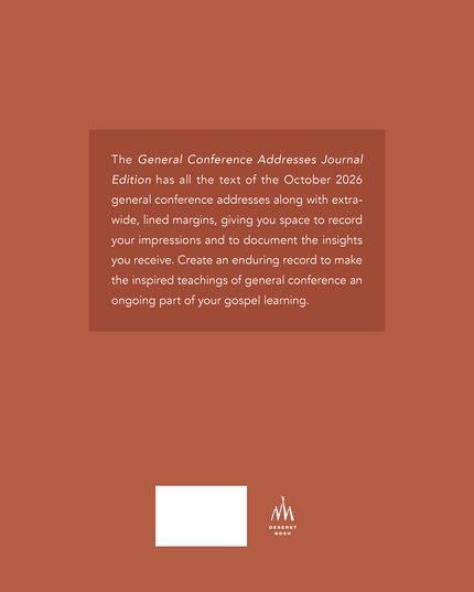 General Conference Addresses, Journal Edition, October 2026