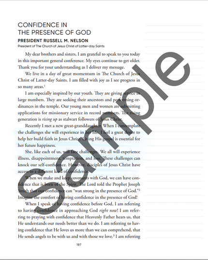 General Conference Addresses, Journal Edition, October 2026
