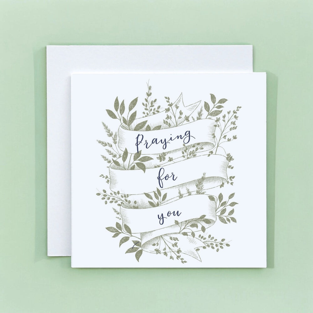 Praying For You Floral Card