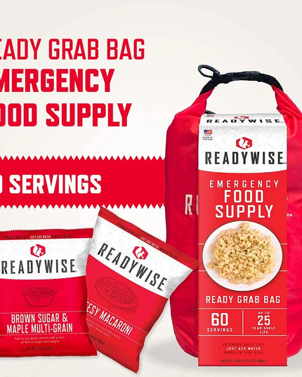 60 Serving Freeze Dried Breakfast & Entree, DryBag, Up To 25 Years
