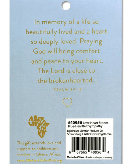 Heart Stone "Heartfelt Sympathy"