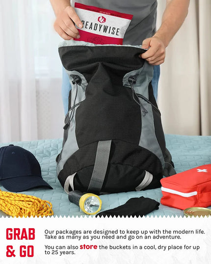 60 Serving Freeze Dried Breakfast & Entree, DryBag, Up To 25 Years