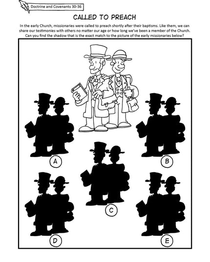 Doctrine & Covenants Come, Follow Me: Activity Book