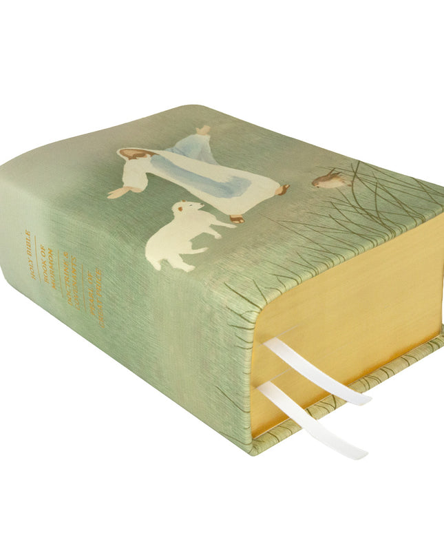 PREORDER - Hand-Bound Genuine Leather Quad - The Good Shepherd