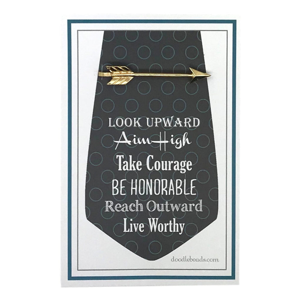 Aim High Arrow Tie Bar