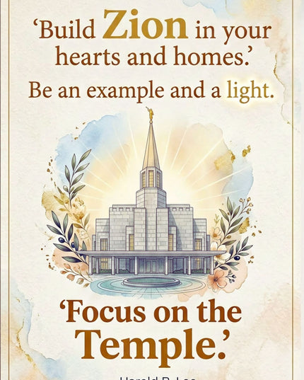 Build Zion in your hearts and Homes FREEBIE Download