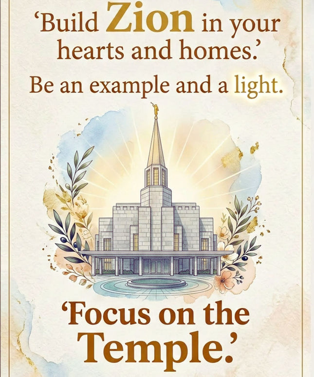 Build Zion in your hearts and Homes FREEBIE Download