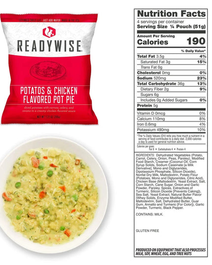 60 Serving Freeze Dried Breakfast & Entree, DryBag, Up To 25 Years