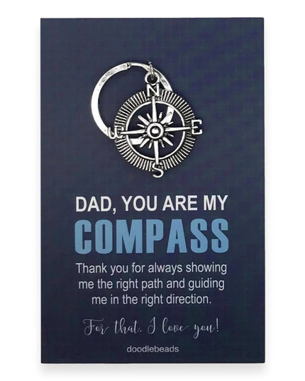 Dad you are my compass Key Ring