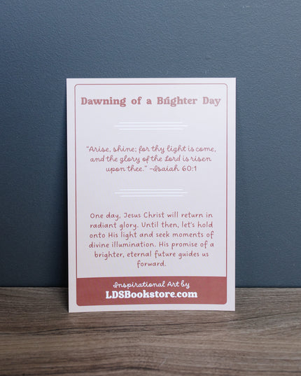 Dawning of a Brighter Day 5x7 Print