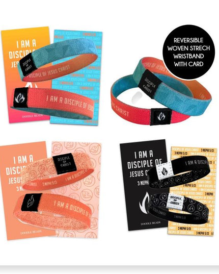 I Am A Disciple Of Jesus Christ Reversible Woven Wristband