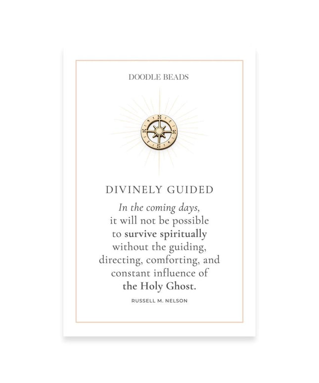 Divinely Guided Compass Pin