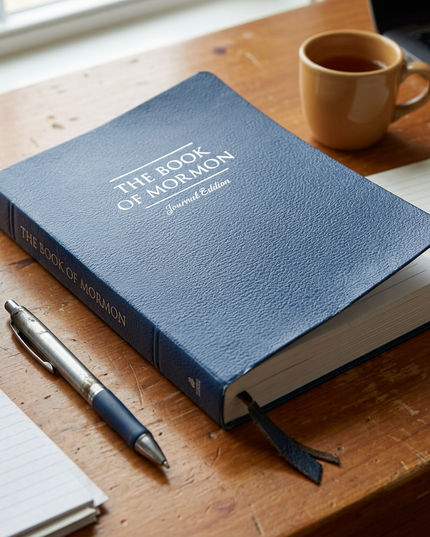 The Book of Mormon, Journal Edition, Faux Leather Lined (No Index)