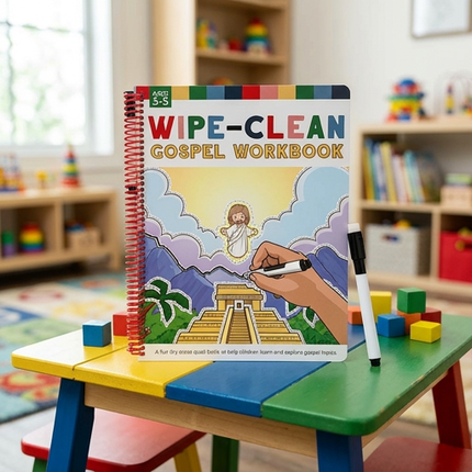 Wipe-Clean Gospel Workbook - Ages 3-5