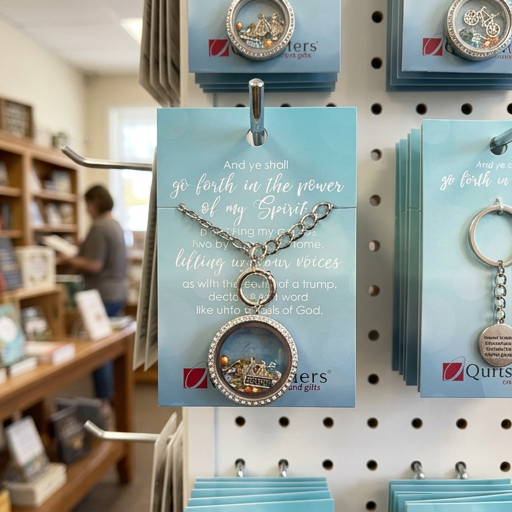MISSIONARY CHARM LOCKET NECKLACE