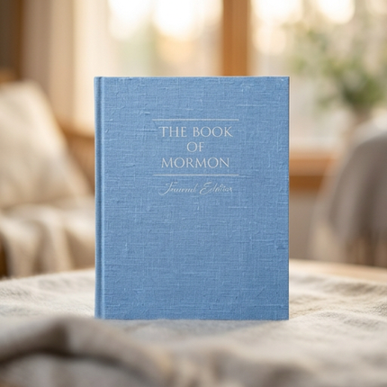 The Book of Mormon, Journal Edition, Blue Denim