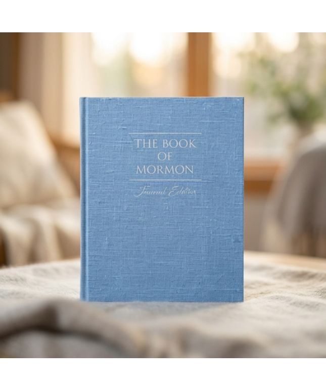 The Book of Mormon, Journal Edition, Blue Denim