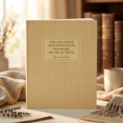 The Doctrine and Covenants and Pearl of Great Price, Journal Edition, Yellow Unlined