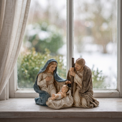 1 Piece Holy Family 5"H