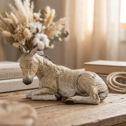 Donkey Decorative Ornamental Nativity Figurine